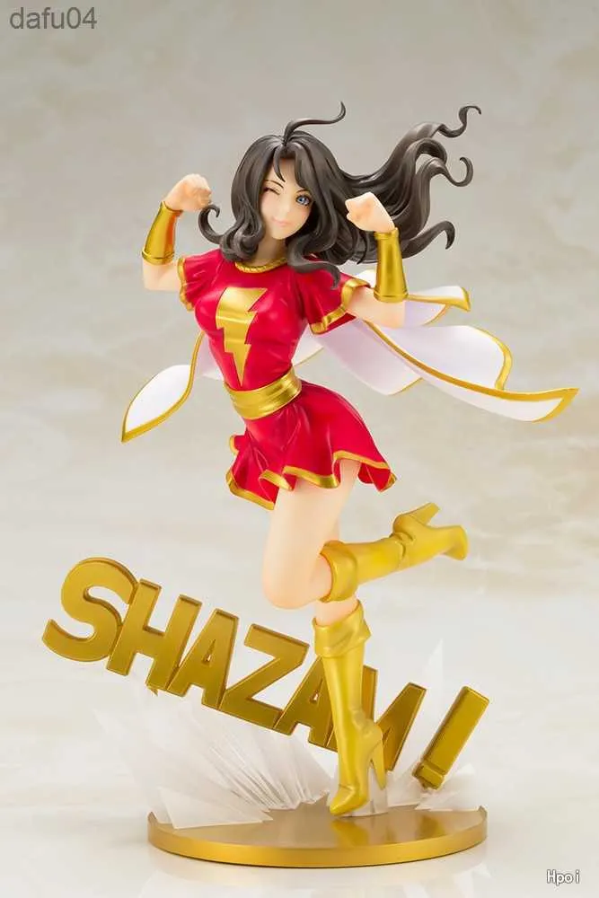 22cm Bishoujo Shazam Mary Batson 1/7 Statue PVCアクションフィギュアメアリーコレクションToys L230522