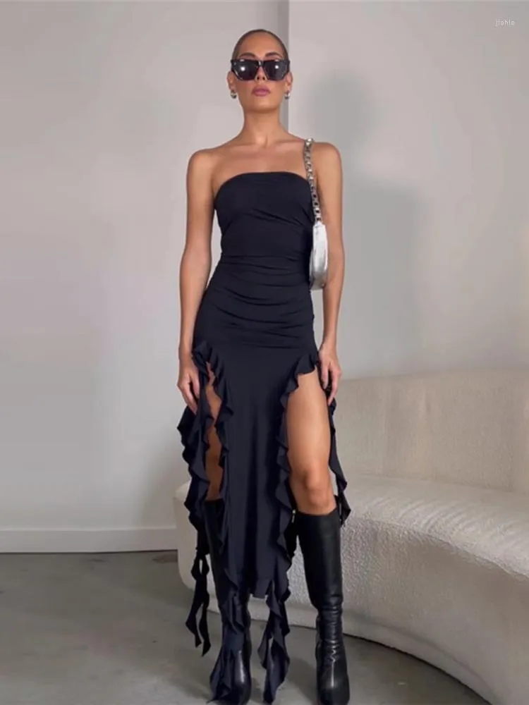 asymmetrical tube dress ASYMMETRICAL RIBBED MAXI TUBE DRESS – PlentyBoutique