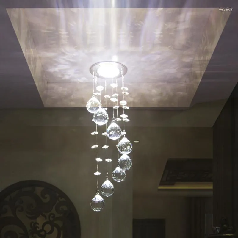 Plafondverlichting Moderne hoogwaardige kristallen lamp Woonkamer Slaapkamer Led-lampen Lustre-verlichting