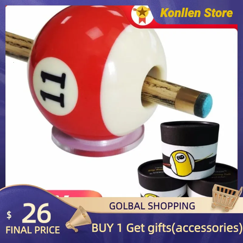 Biljard Balls Pool Game Practice Ball Snooker Training Black Eight Bar Trainer Gift Portable Creative Gifts 230612