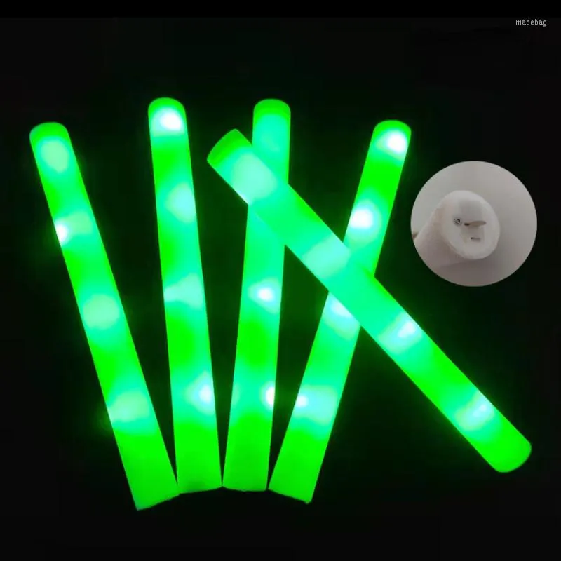 LED Glow Sticks Bulk Colourful RGB Glow Foam Cheer Tube Dark Light for Party