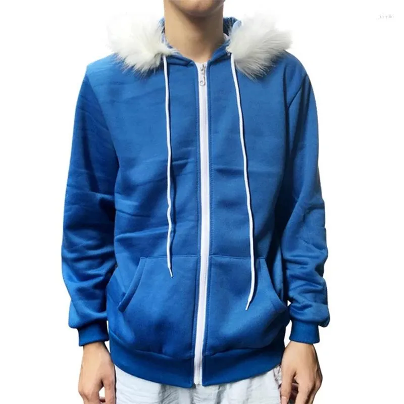 Men's Hoodies Men's Sweatshirt Undertale Sans Blue Coat Cosplay Jacket Hoodie Cardigan Sweatshirts Casual Solid Costume Oversized