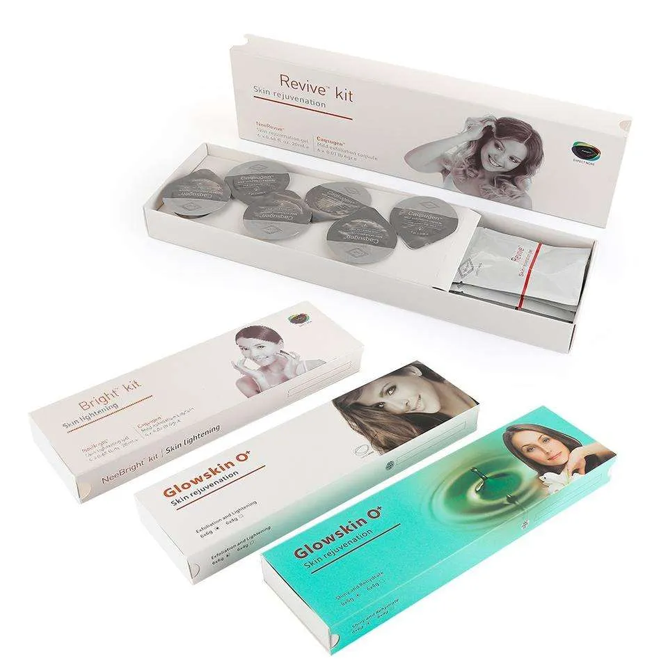 Kit de clareamento da pele para rejuvenescimento da pele para máquina de beleza de oxigênio CO2 esfoliação para pele brilhante e umidade facial