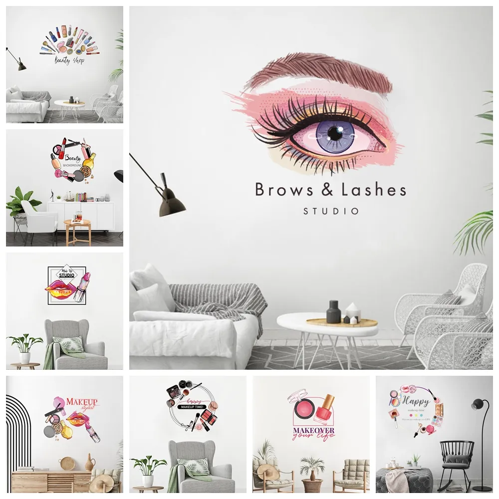 NOWOŚĆ BROWS BROWES LATHES PLACKER Personalizowany kreatywny pokój salon Salon Wyjmowane naklejki na dekorację ścienną