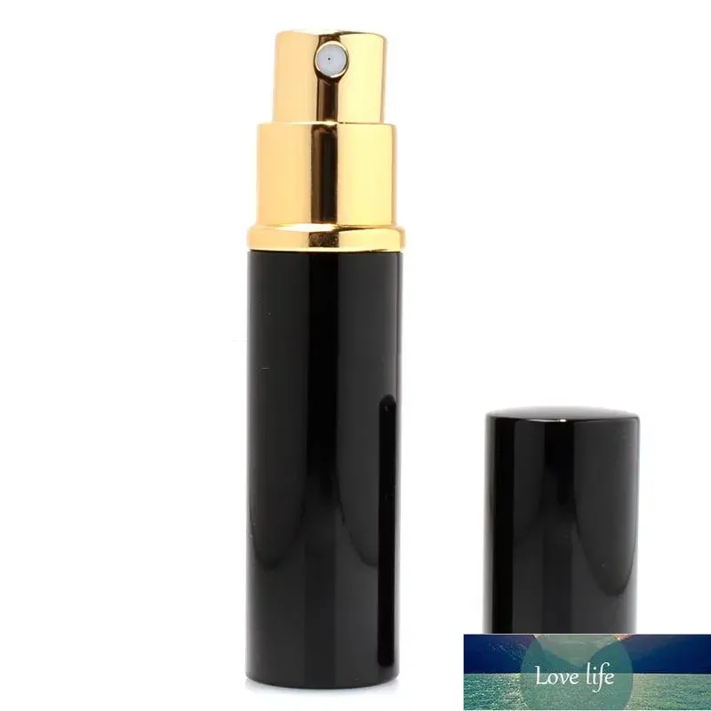 Bottiglie spray per profumo All-match da 5 ml Mini atomizzatore portatile ricaricabile per profumo BlackGold Color Scent-bottle Contenitori cosmetici per viaggi