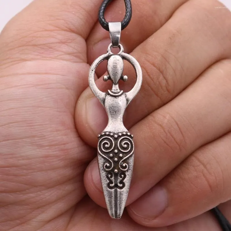 Collane con ciondolo Stregoneria Dea della luna Collana Fertilità Gravidanza Charms con regalo per le donne