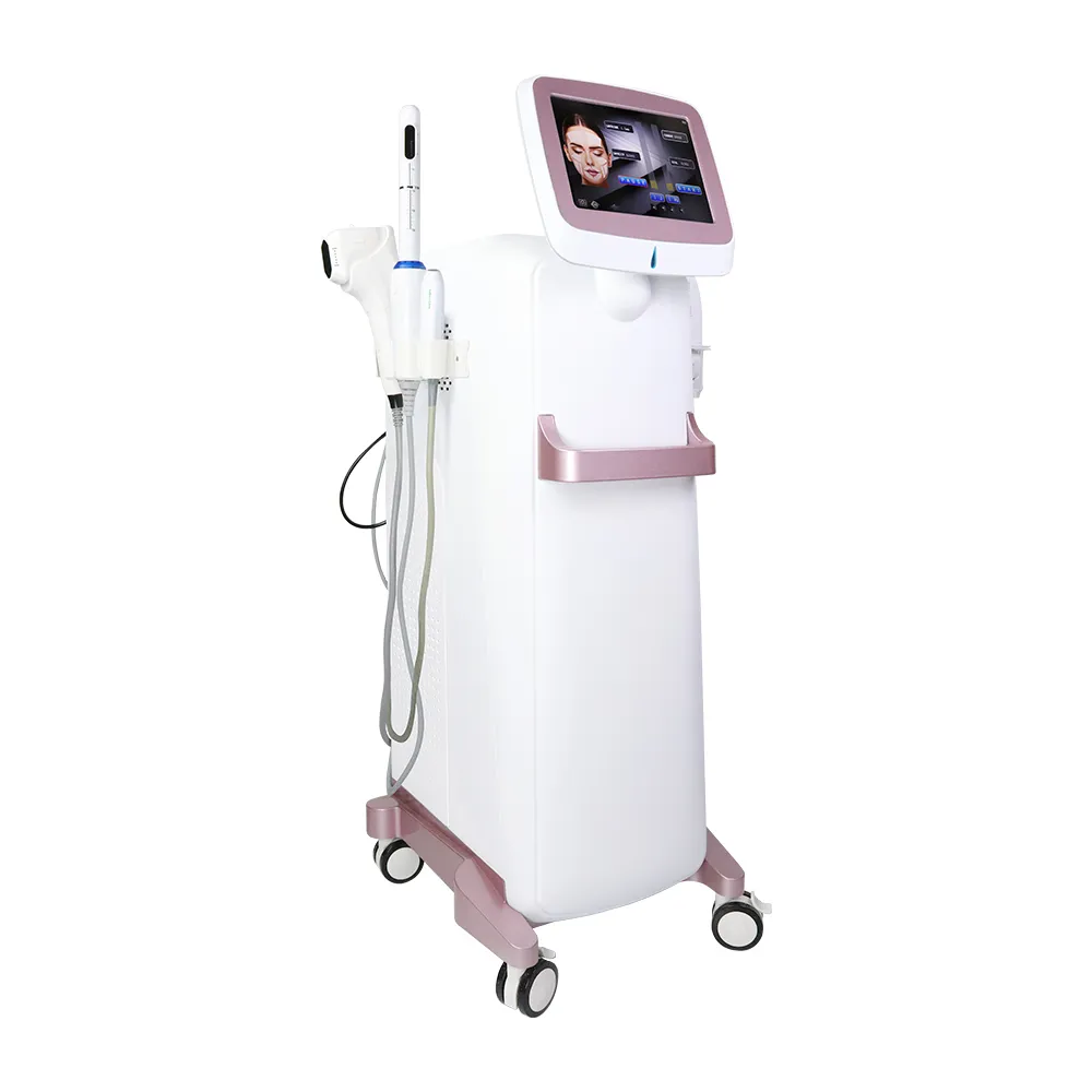 5 I 1 patroner HIFU Lyftsystem Annan skönhetsutrustning Högintensiv fokuserad Ultraljud Face Lift Hud Drawing Machine Anti Wrinkle Anti-Aging Device