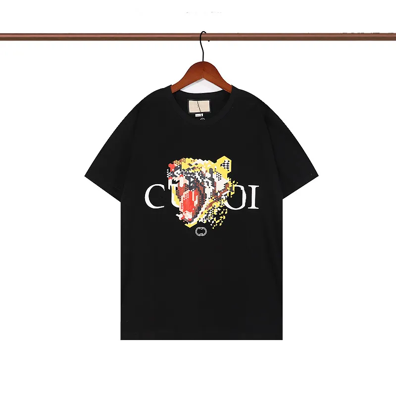 Novas camisetas masculinas 2023 masculinas 3D verão camisetas hip-hop masculinas e femininas de manga curta designer de luxo Classic Tiger Head