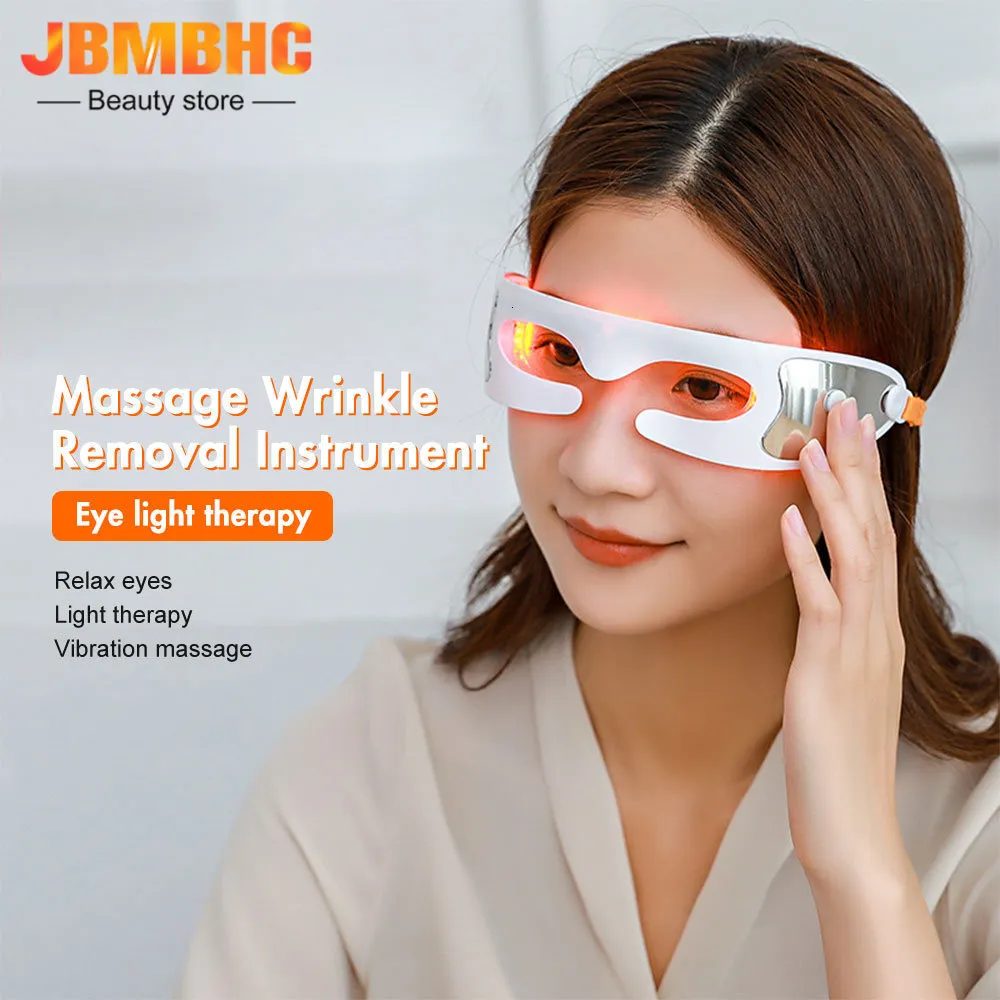 Oogmassageapparaat Elektrische oogmassageapparaat Anti-rimpel Oogmassage Anti-aging Oogverzorging LED-massage Oplaadbaar massageapparaat Oogschoonheidstools 230609