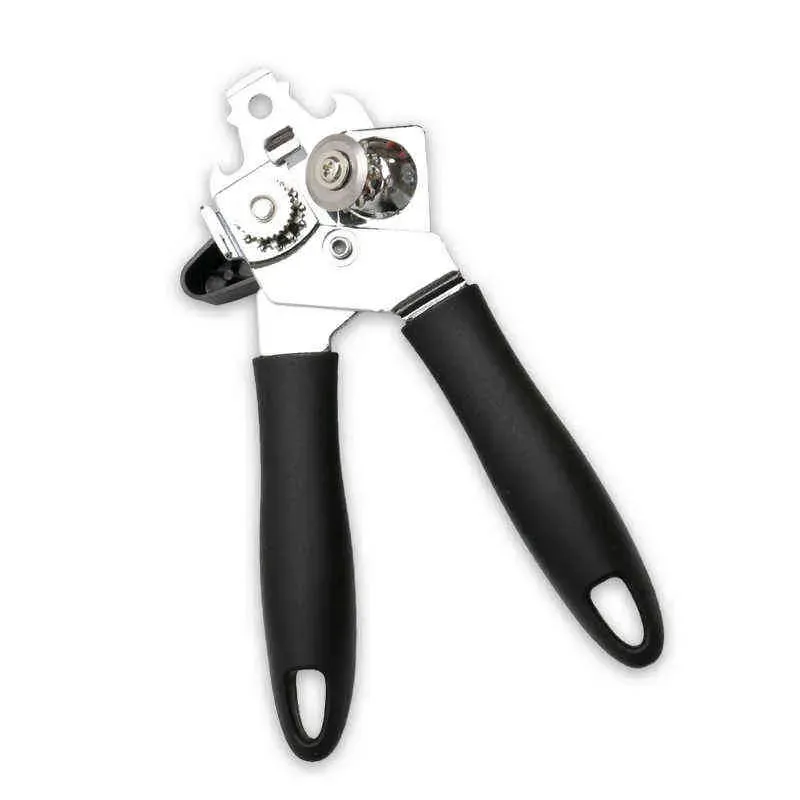 Multification Cans Openers Kitchen Tools Professional Handhållen manuell rostfritt stål Can Opener Side Cut