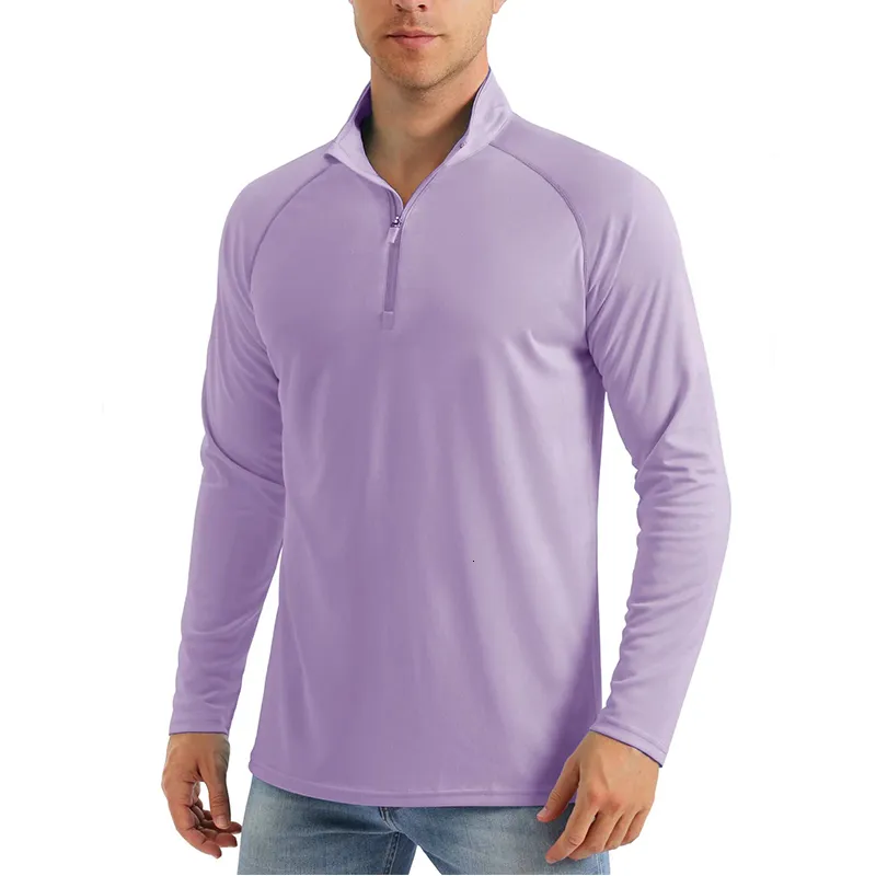 MAGCOMSEN UPF50 Mens Long Sleeve Shirts UV Sun Protection, Long Sleeve,  Quick Dry, 14 Zip, Ideal For Hiking, Fishing, And Summer Workouts From  Dao01, $9.57