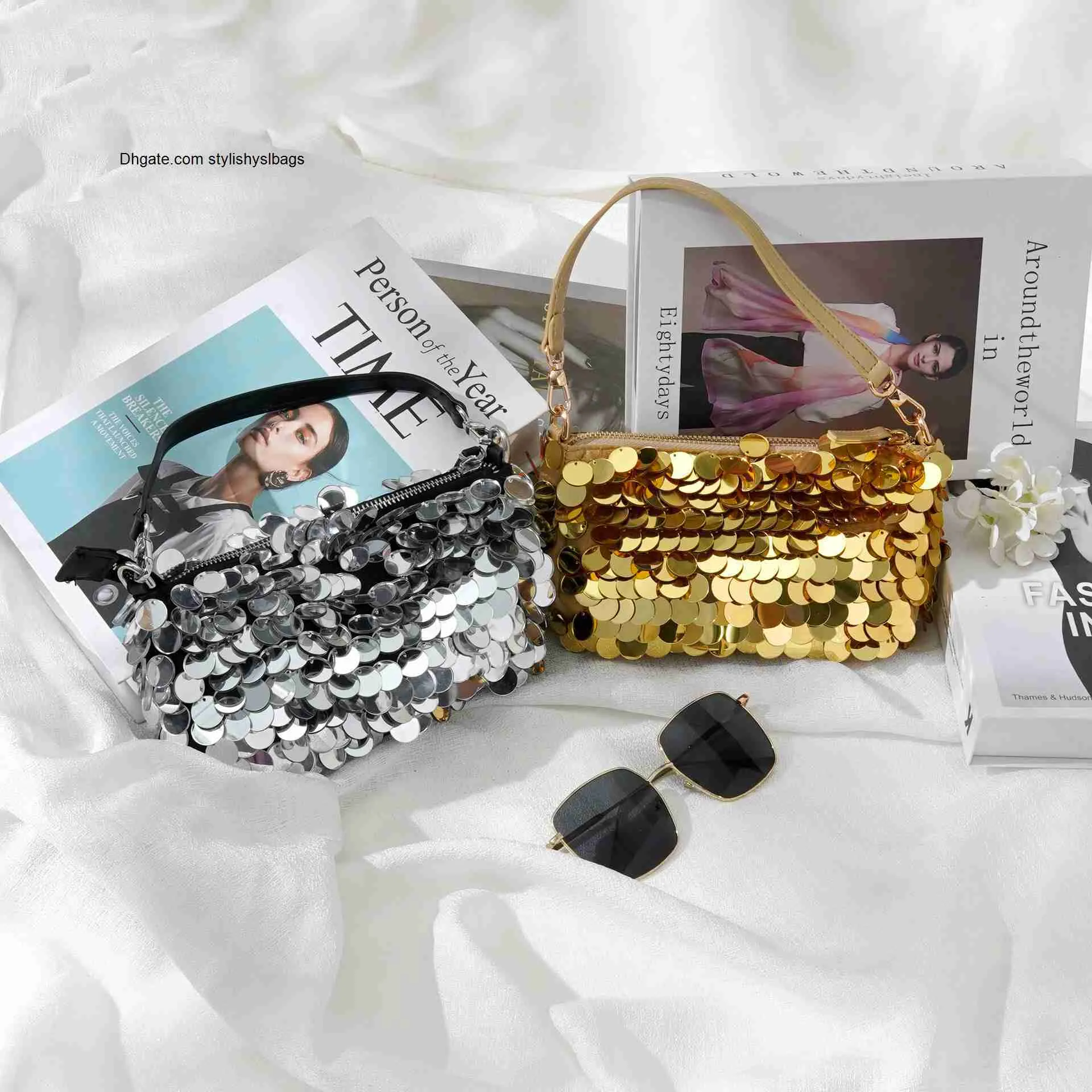 Designer Serpentine Bucket Bag For Women Shiny Purses, Mini Handbags, And  Crossbody Shoulder Chain Mini Silver Fashion Jewelry Class2435 From Ai828,  $60.49 | DHgate.Com