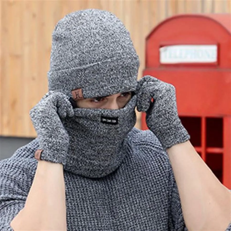 Ensemble bonnet, écharpe et gants pour femme, bonnet d'hiver 3 pièces  cache-cou et gants, bonnet, gants, écharpe pour homme