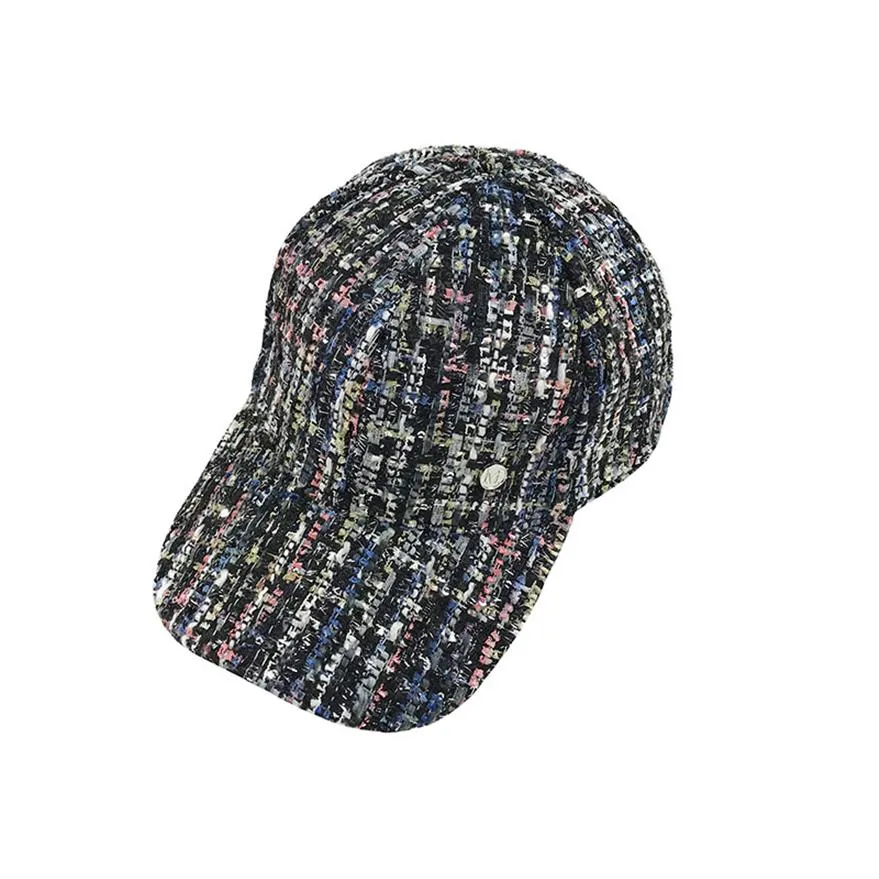 Mode luxe ontwerper verstelbare gebreide wollen casual baseball caps voor dames heren reizen zonnehoeden308q