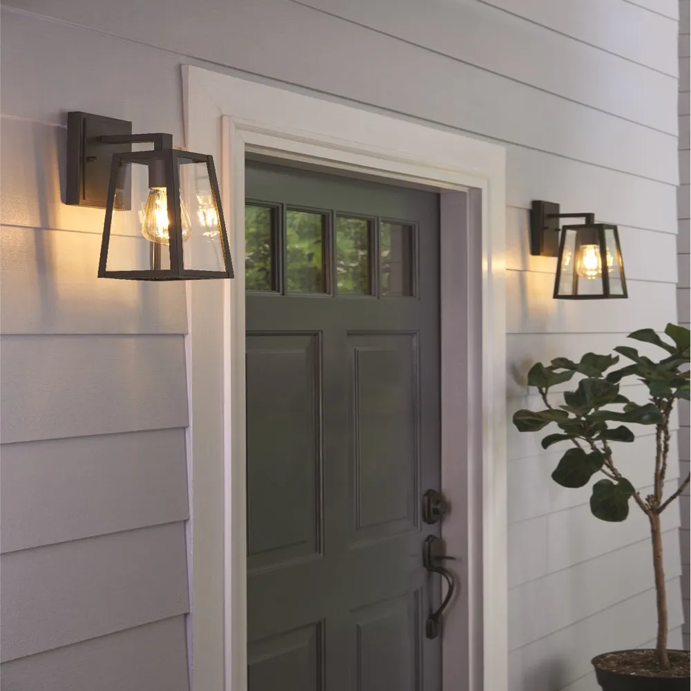 Better Homes Gardens Lampada da Parete per Esterni Bronzo, 1 Lampadina ST19 Inclusa