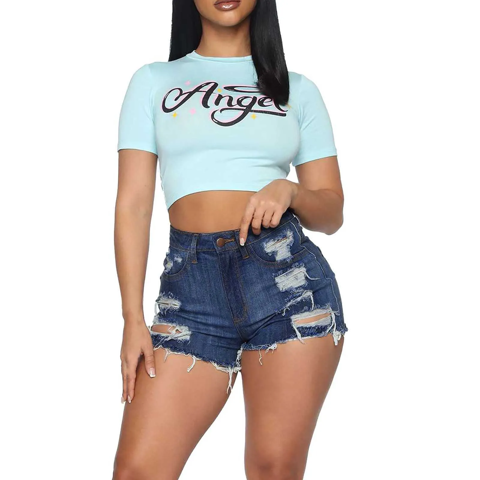 Vrouwen Shorts Sexy denim droge hoge taille mode gat hotpants zomer knop shorts vrouwen straatkleding Dagelijkse kleding Pantalones Cortos nieuwe P230606