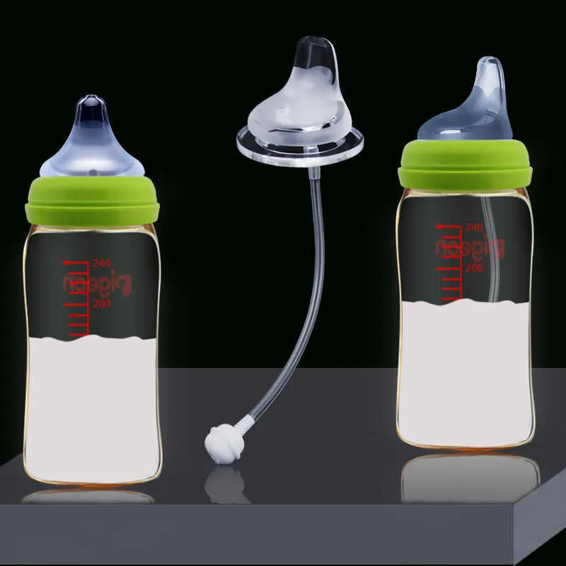 Flaskor# icke -slip silikon bred hals för Philip Avenent Baby Bottle Child Care Products G220612