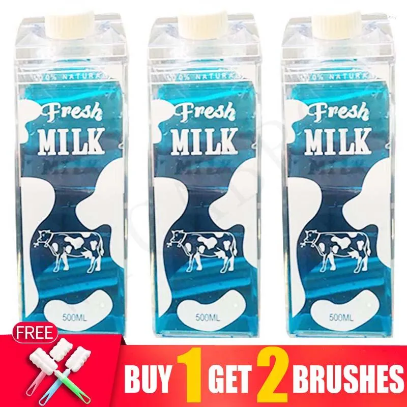Vattenflaskor Mina köksartiklar Vitko Sport Mjölkflaska Värmebeständig läcksäker transparent dricksklättringsläger