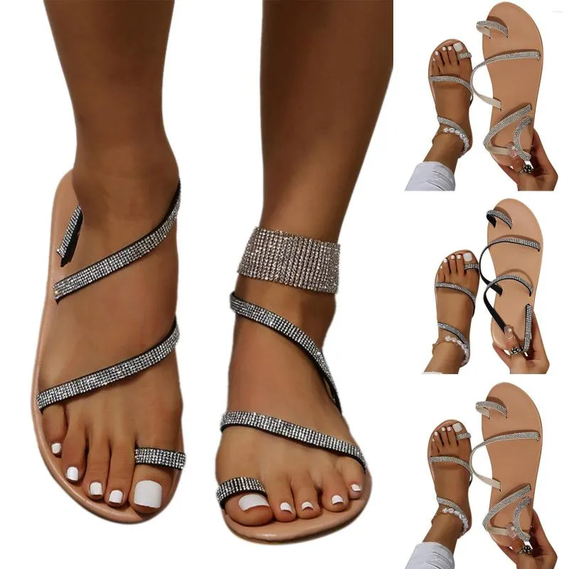 Sandaler Kvinnor Artisanal Flip-Flops Handgjorda grekiska stil Boho Flip Flop Streetwear Fashion Shoes Chaussures Femme