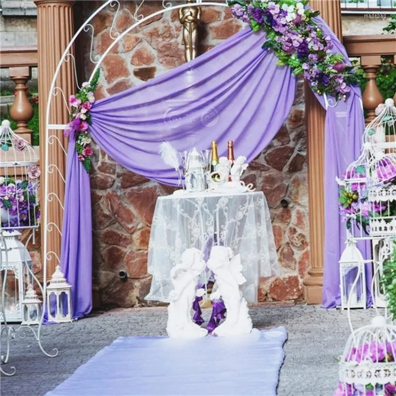 Chiffon Wedding Arch Fabric Background Curtain Wedding Decoration For Party