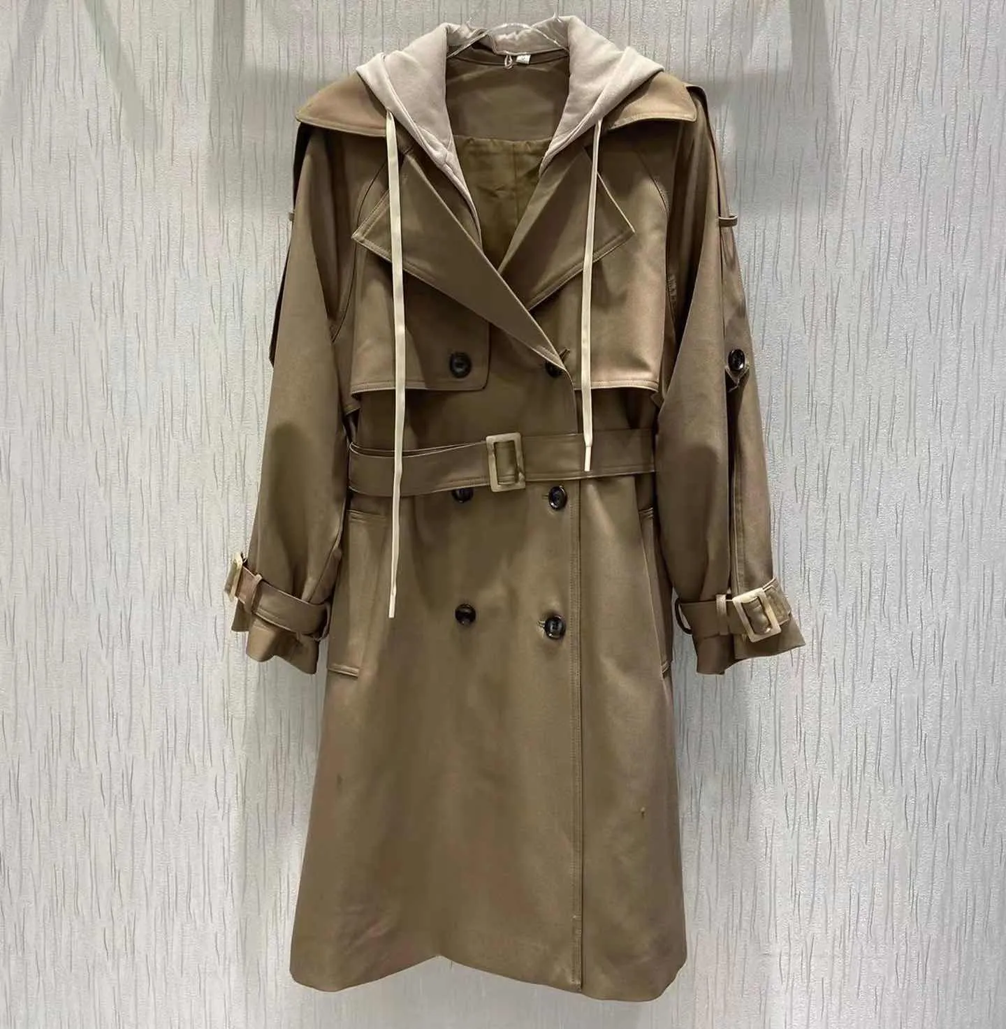 DHgate.com:Womens Designer Trench Coat Windbreaker Hooded Autumn 
