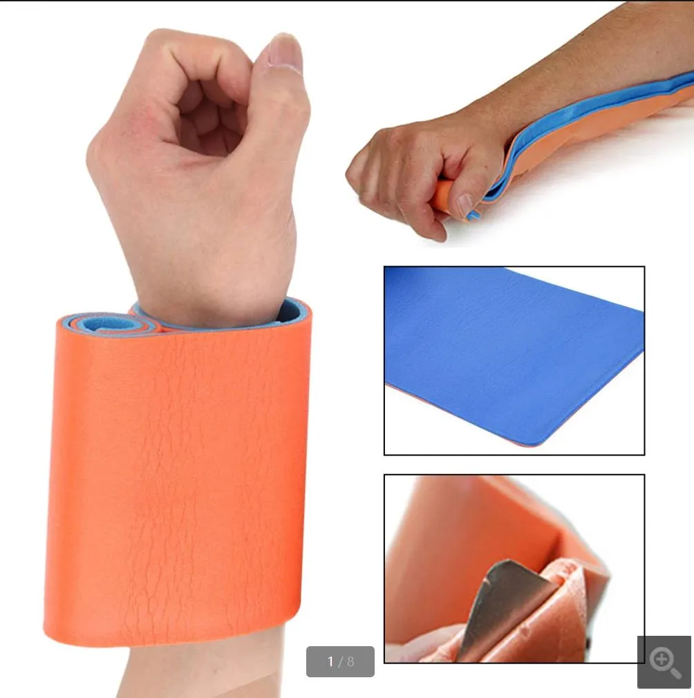 300st XL Polymer Foam First Aid Splint Roll Waterproof Medical Emergency Fracture Bandage Fixed Splint Support Hängen för nackben Arm 11*92 cm