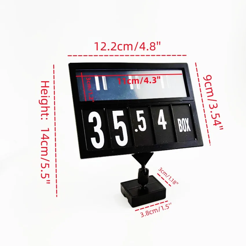Retail Supplies POP Promotion Price Sign Display Posted Label Card Plastic Holder Magnet Base Replaceable Supermarket 