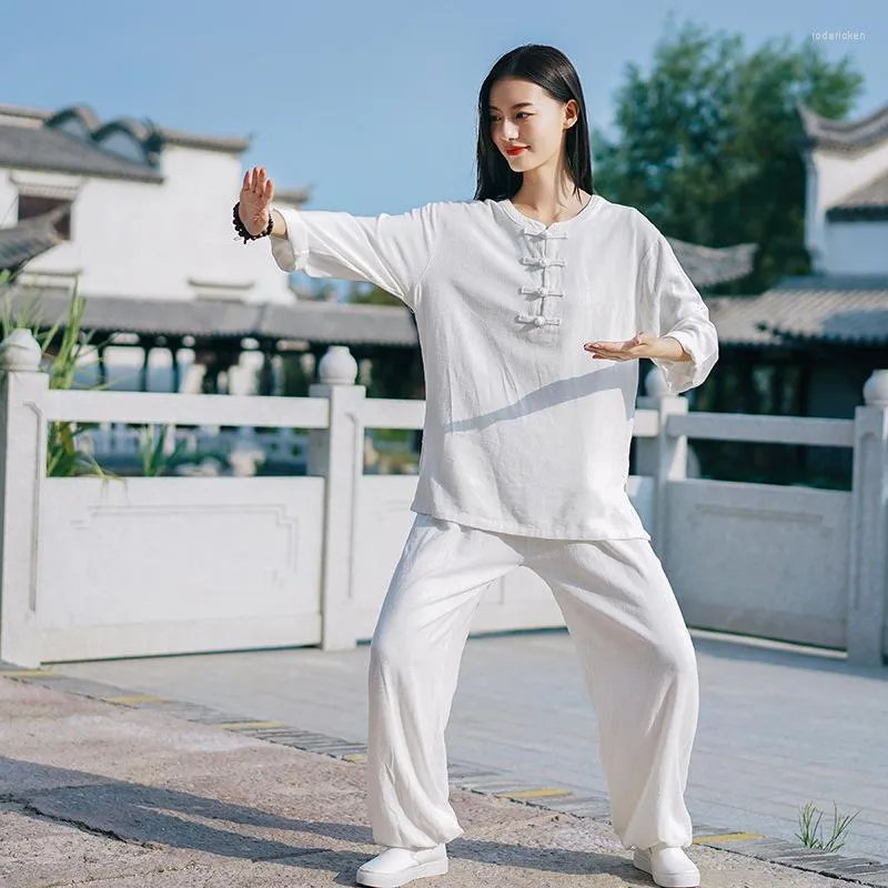 Etnische Kleding Shanghai Verhaal Tai Chi Pak Kleding Katoen Vechtsporten Uniform