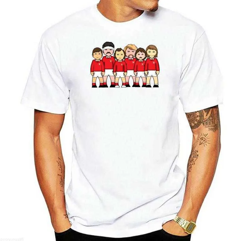 Heren T-shirts Wales Rugby Legends By VIPwees Heren T-shirt
