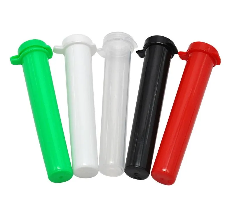 Plastic Doob Tube Waterproof Airtight Smell Proof Odor Cigarette Solid Smoking Storage Sealing Herb Container Pill Case Rolling Paper Tube