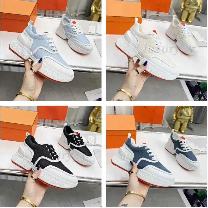 Scarpe firmate Giga Sneakers Moda Uomo Donna Aumenta sneaker per il tempo libero Scarpe comode morbide in pelle di gomma di lusso con scatola