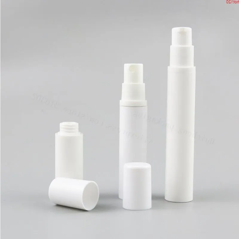 300X5 ml 10 ml 15 ml vide blanc sans air Lotion pompe crème bouteille pour usage cosmétique bouteille de parfum en plastiquegood Gauwo