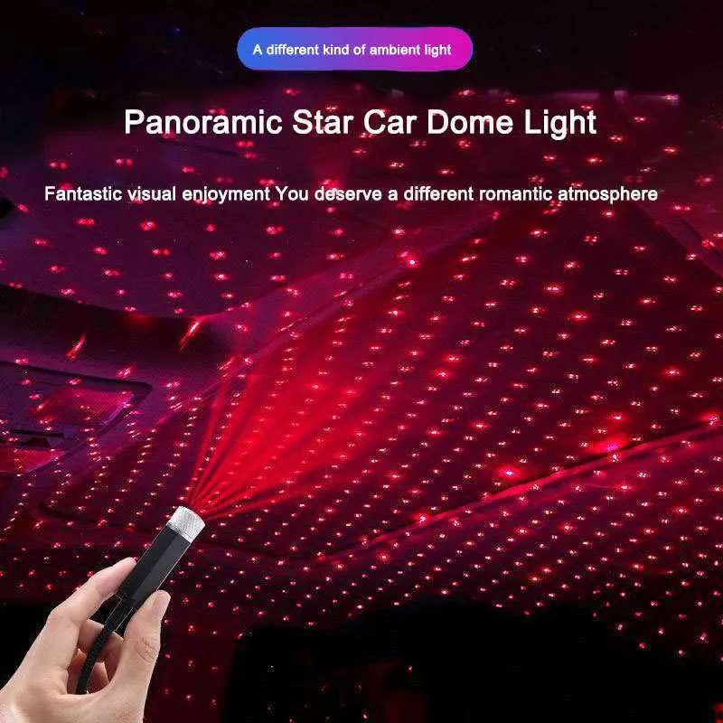 Sensor Lichter Tragbare Mini Dekorative Lampe LED USB Einstellbar Hochzeit  Auto Innen Decke Dekor Dach Stern Projektor Projektion Nachtlicht R230606  Von 16,93 €