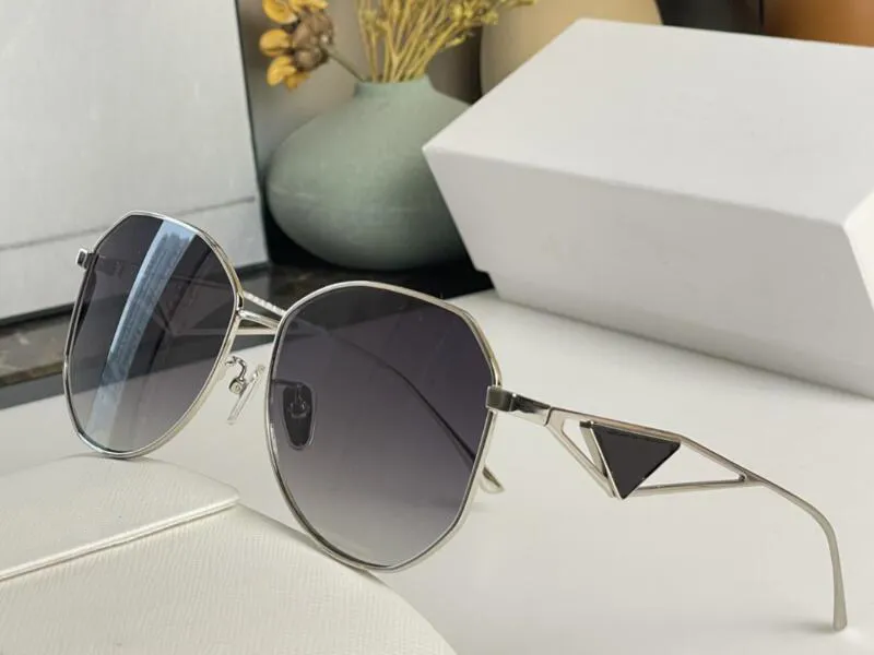 5A Sunglass PR SPR57W SPR57Y Metal Symbole Eyewear Designer Designer Sunglasss Okulary octanowe okulary dla mężczyzn z szklankami w torbie pudełko fendave