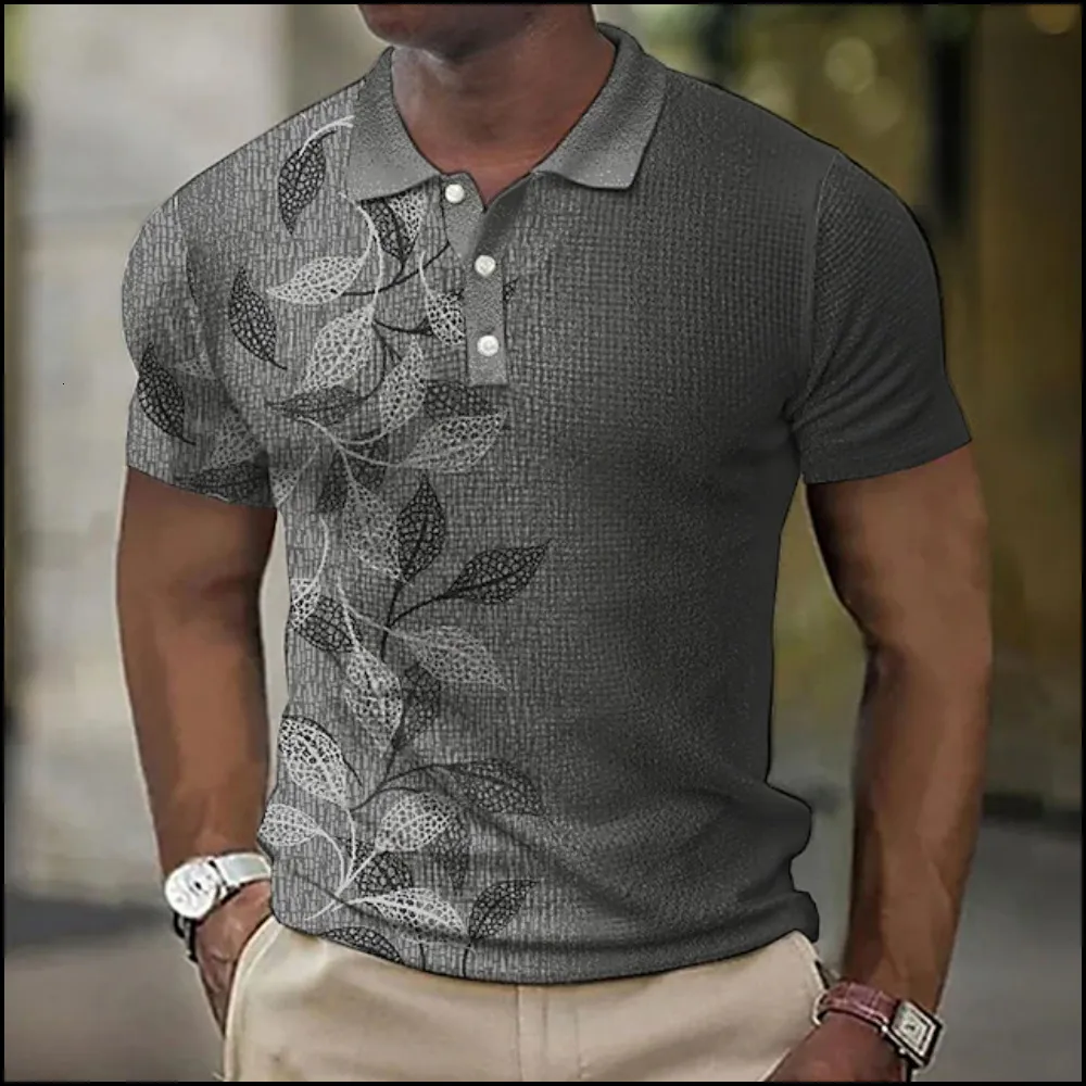 Męskie polo Summer Casual Polo Shirt Męskie top z krótkim rękawem Kolor Mash Mash