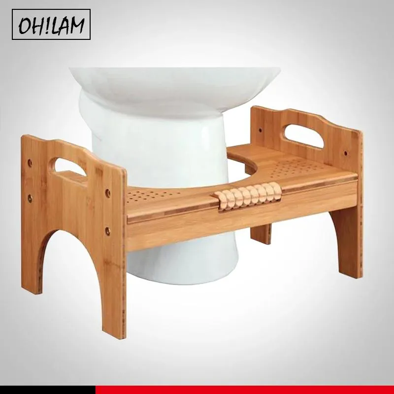 Ensembles pliables pour les enfants tabourets anti-constipation salle de bain non glissante tabouret tabouret tabouret tabouret réglable hauteur squatty poty