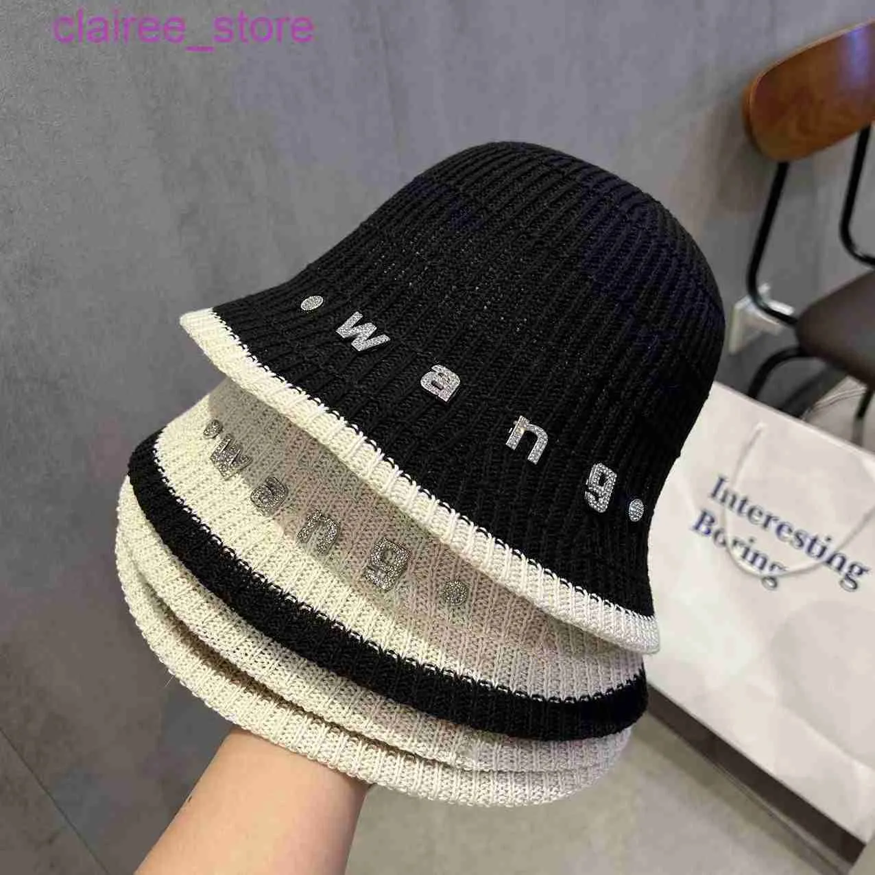 Wide Brim Summer Bucket Hat - Knitted, Breathable Colorblock 