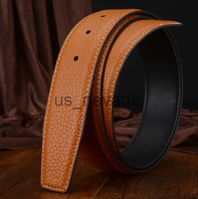 Andra modetillbehör Fashion Men Belt Designer Nytt lyxverksamhet Smooth Buckle Mens Belts For Luxury Belt With Box Free Frakt J230613