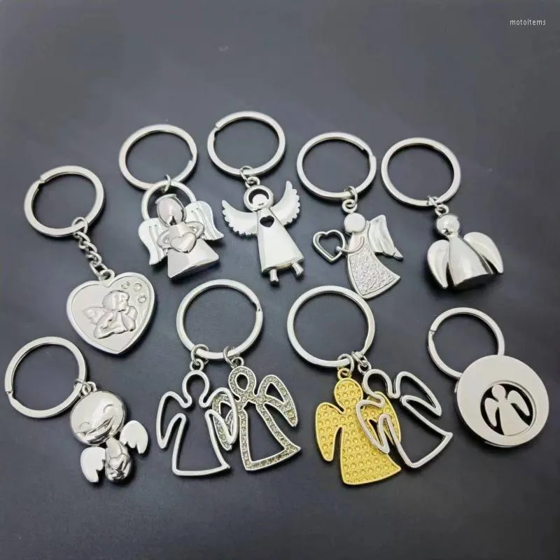 Keychain Set Friendship Keychains For Angel Couple Keychain Set