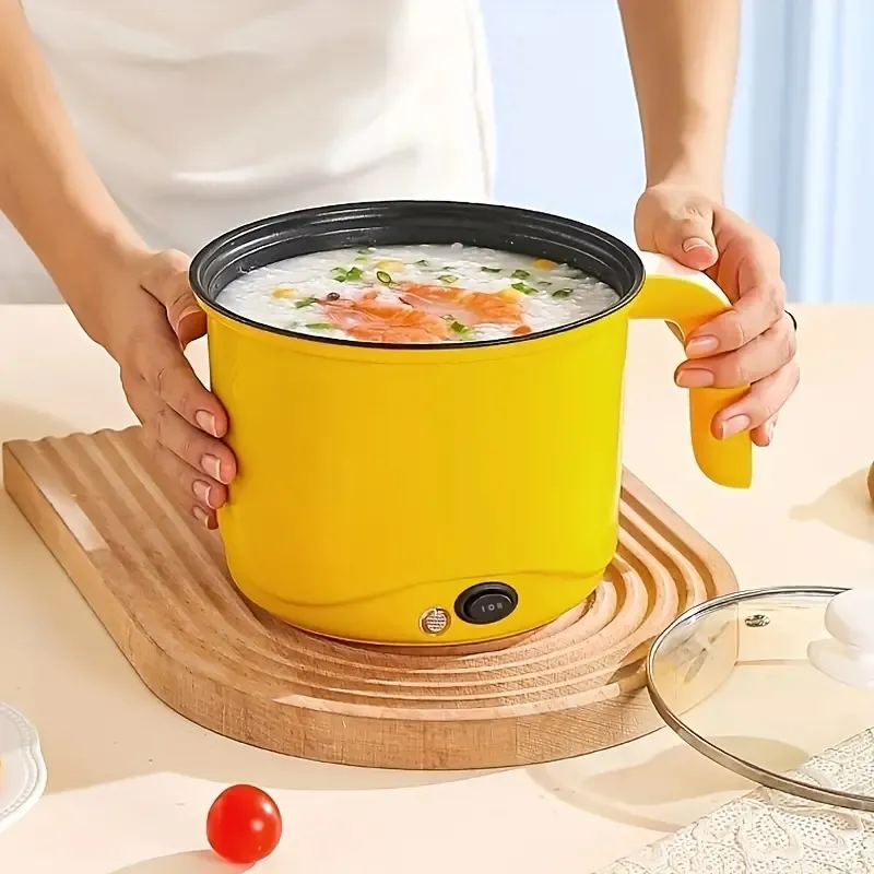 1 st Multifunctionele Elektrische Kookpot Thuis Slaapzaal Met Kleine Hot Pot Draagbare Mini Enkele Instant Noodle Pot