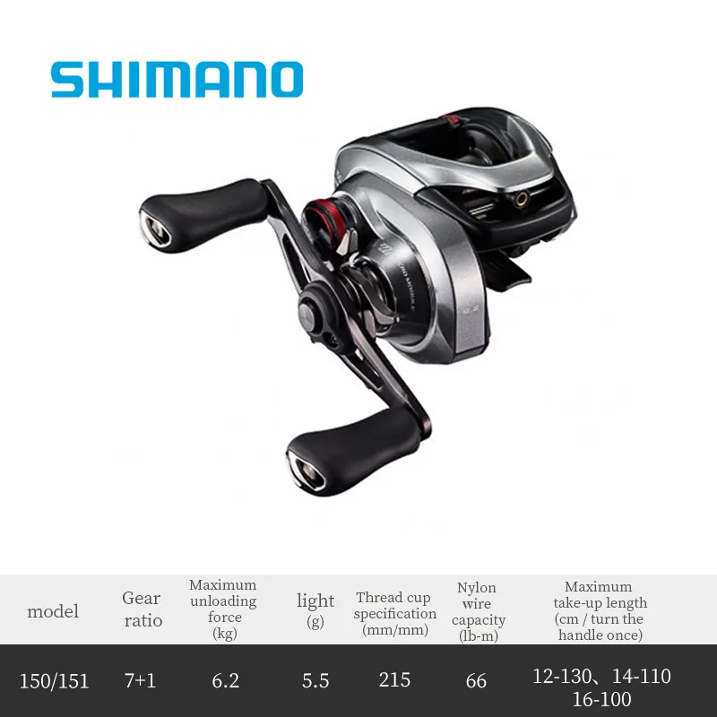 Baitcasting Reel Shimano Scorpion DC 150 151HG 151XG MGL Spool DC5