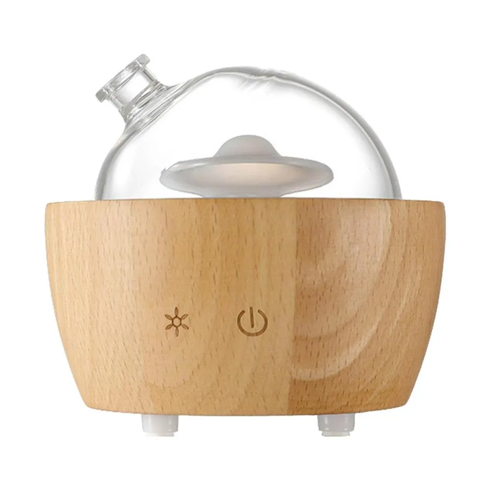 100ml  Oil Diffuser Silent Cool Mist Aroma Portable Air Humidifier Nightlight for Home Car Living Room Bedroom Travel