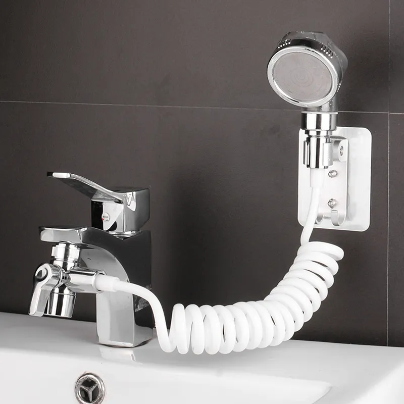 Łazienka prysznic łazienka basen kran Extender zewnętrzny prysznic prysznic myjka kranu w woda dzielnik bidet opryskiwacz do mycia włosów czyszczenie toalety 230612