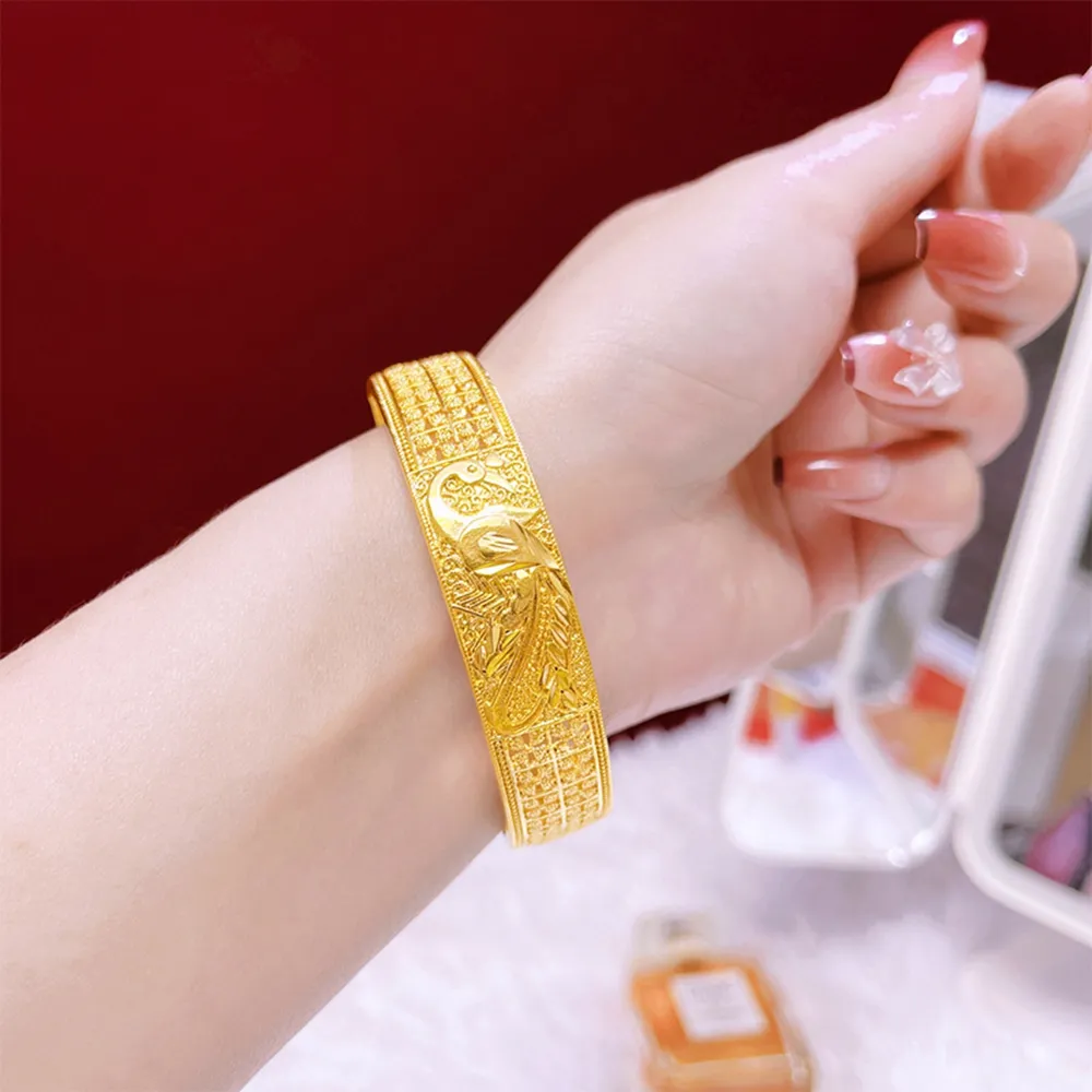 Buy Gold-toned Bracelets & Bangles for Women by Designs & You Online |  Ajio.com