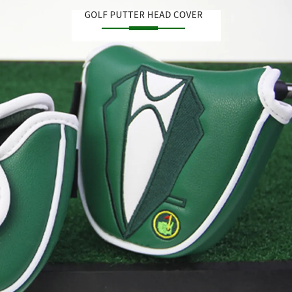 기타 골프 제품 퍼터 커버 재미있는 녹색 재킷 스포츠 예비 부품 실용 고급 골프 헤드 커버 반회 골프 헤드 커버 230612