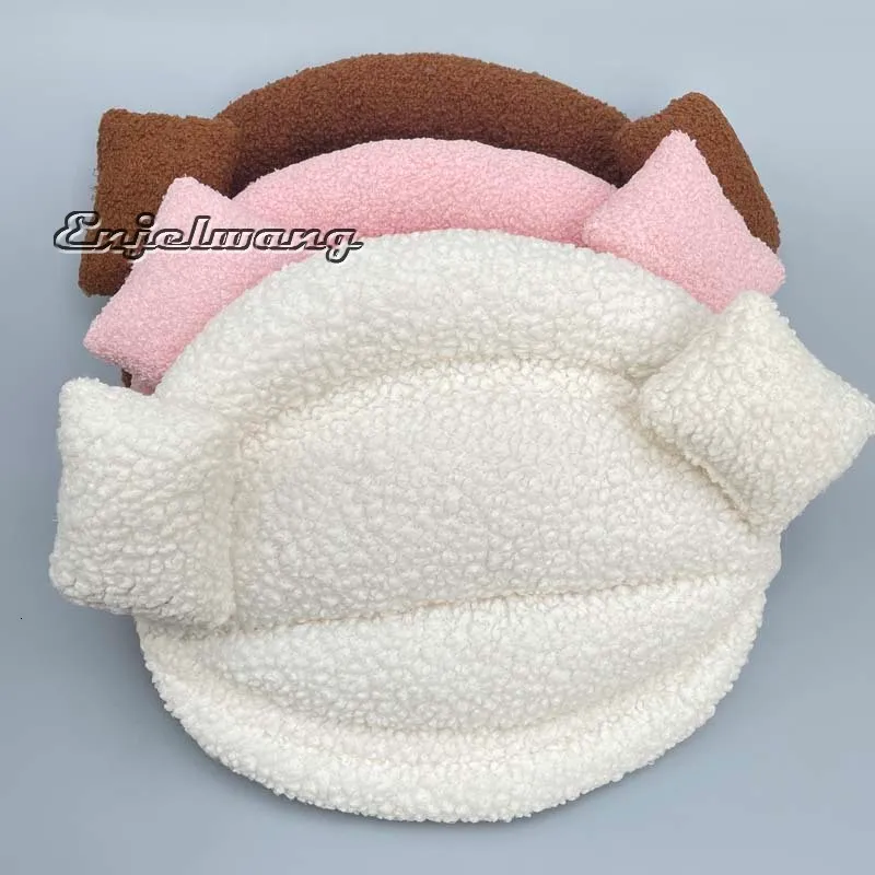 Casquettes, chapeaux, coussin Po, couverture d'assistant pour tout-petits, 36x36cm, panier d'oreiller de pose pour bébé né, 230613