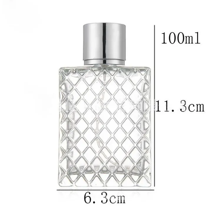 Empty Cosmetic Perfume Container 100ml With Mist Nozzle Bottles 100 ml Glass Spray Bottle Atomizer Perfume Scent Case