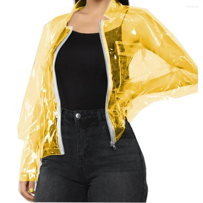 Pvc jacket womens deals