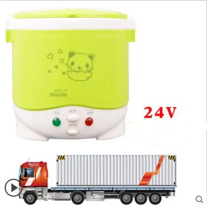 Appliances 1l Electric Mini Rice Cooker Multicookers Portable Rice Cooker Used in House 220v or Car 12v Truck 24v Multicookings