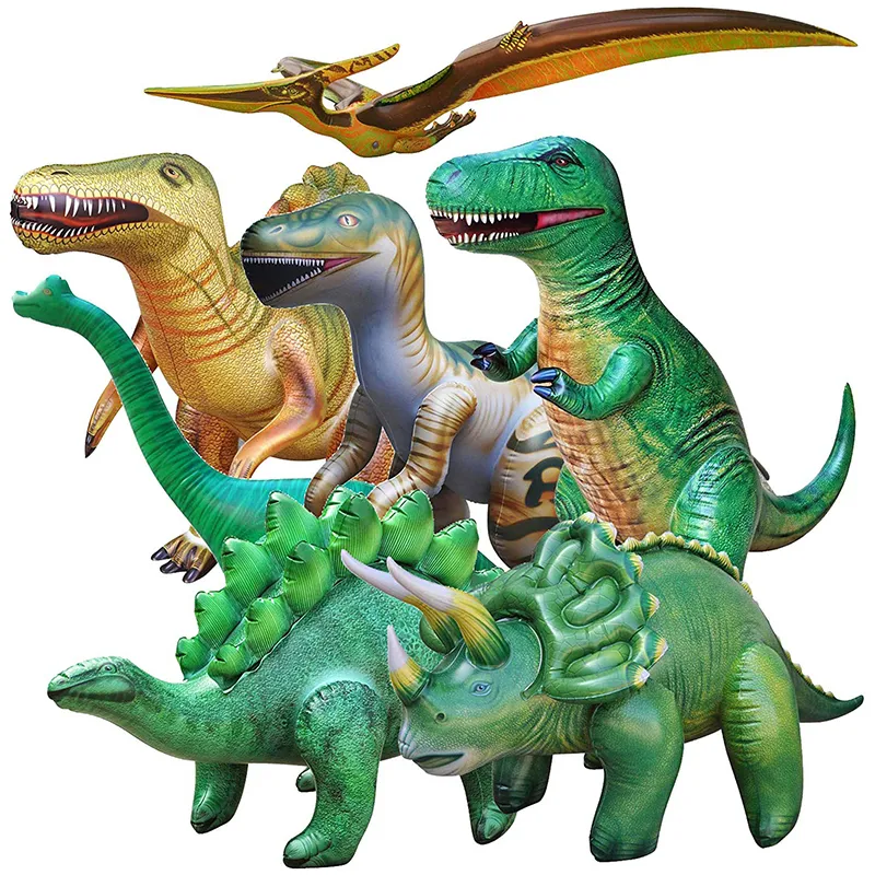 Dinosaure Gonflable Vert  Amusement et design attrayant